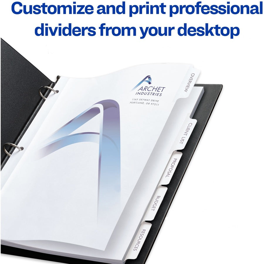 Avery® Customizable Print-On Dividers