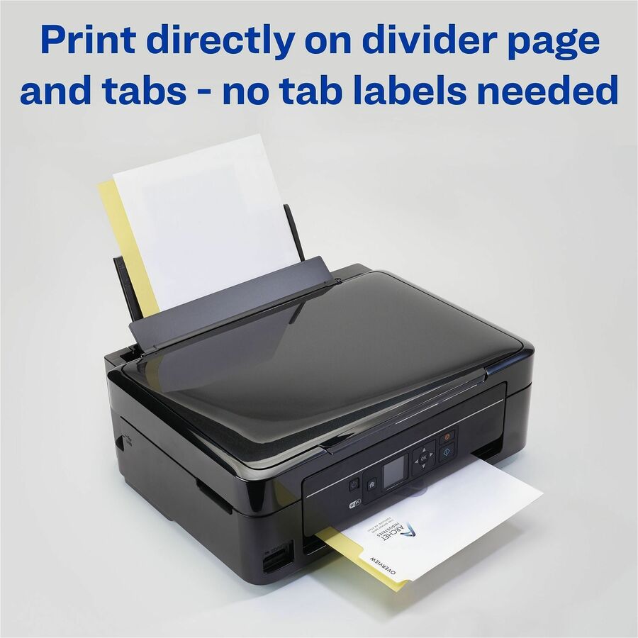 Avery® Unpunched Print-On Dividers