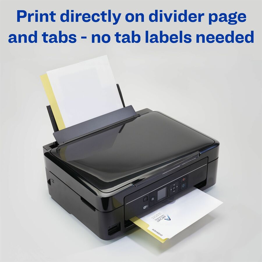 Avery® Unpunched Print-On Dividers