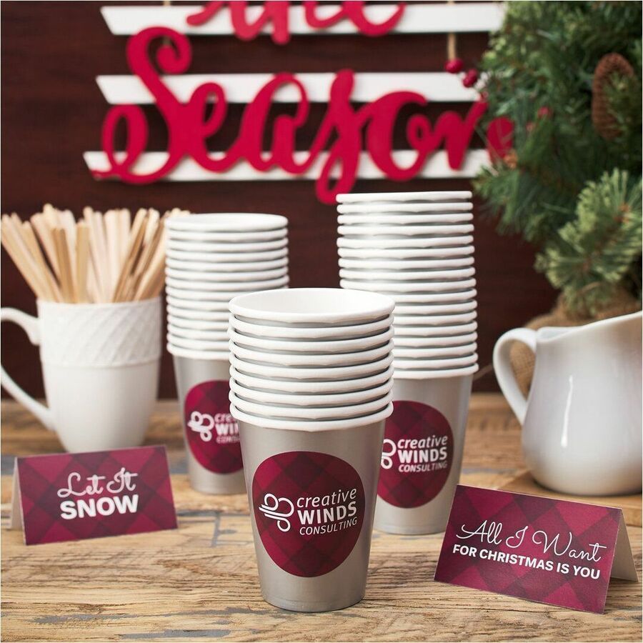 Avery Glossy White Round Labels