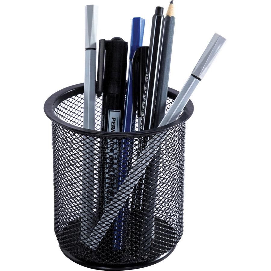Lorell Mesh Wire Pencil Cup Holder