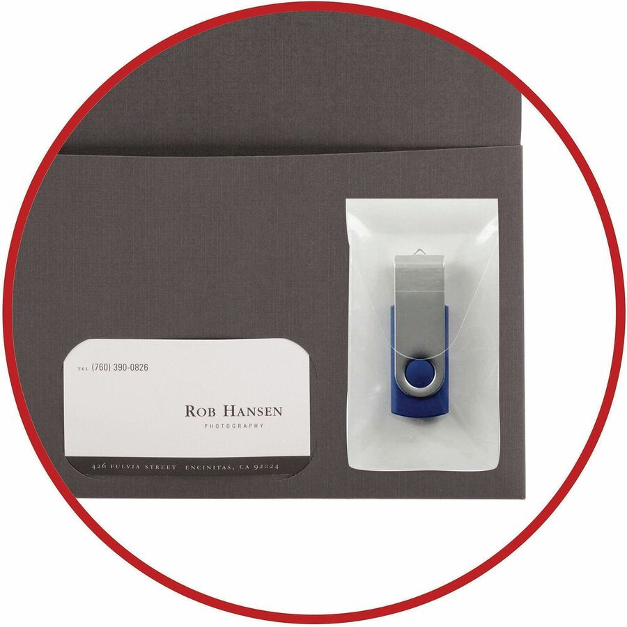 Smead Self-Adhesive USB Flash Drive Pocket