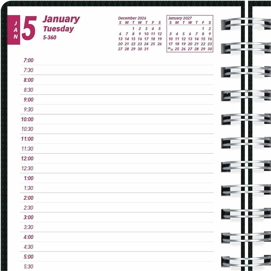 Brownline DuraFlex Daily Appointment Book / Monthly Planner