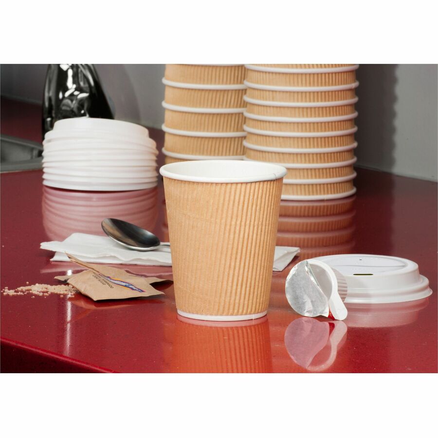 Genuine Joe 12 oz Rippled Hot Cups