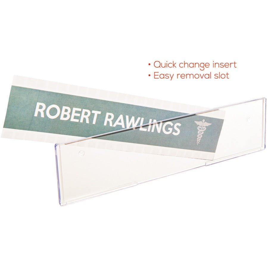Deflecto Cubicle Nameplate Sign Holder