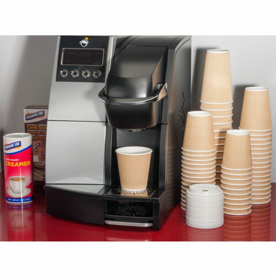 Genuine Joe 16 oz Rippled Hot Cups