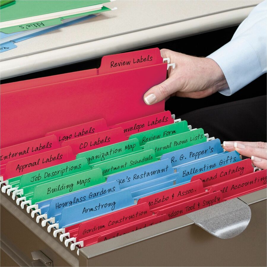 Smead FasTab 1/3 Tab Cut Letter Recycled Hanging Folder