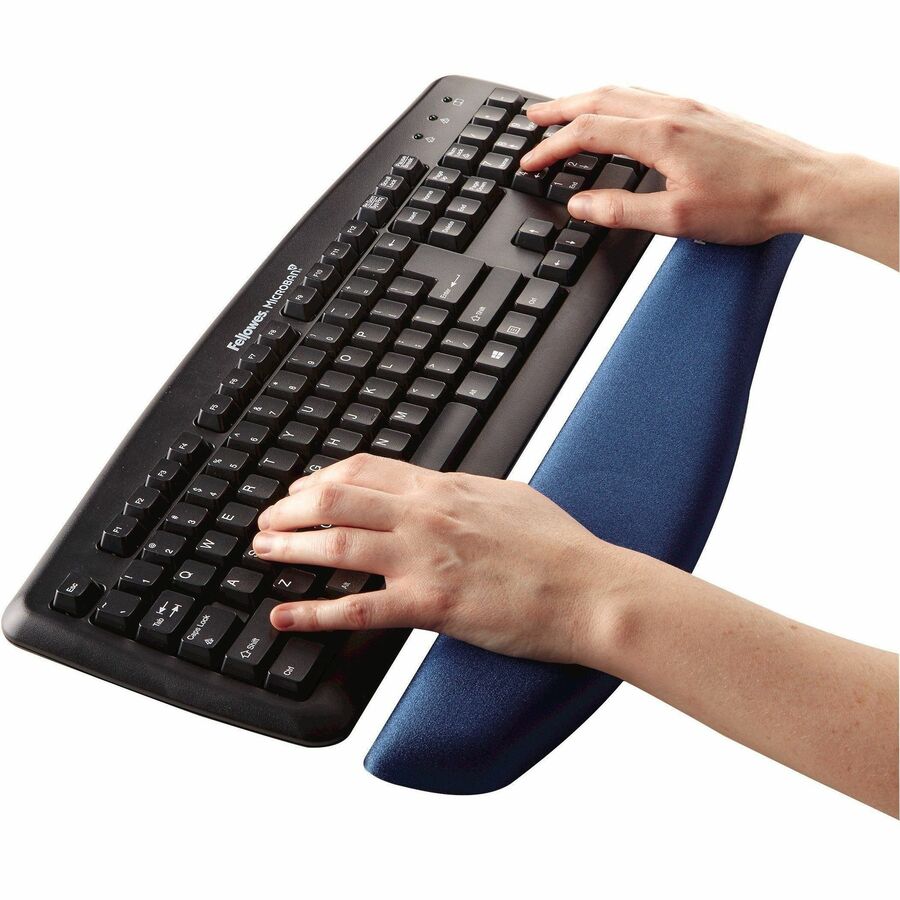 Fellowes PlushTouch Microban Keyboard Wrist Rest