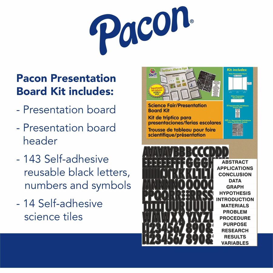 Pacon Science Fair Presentation Board