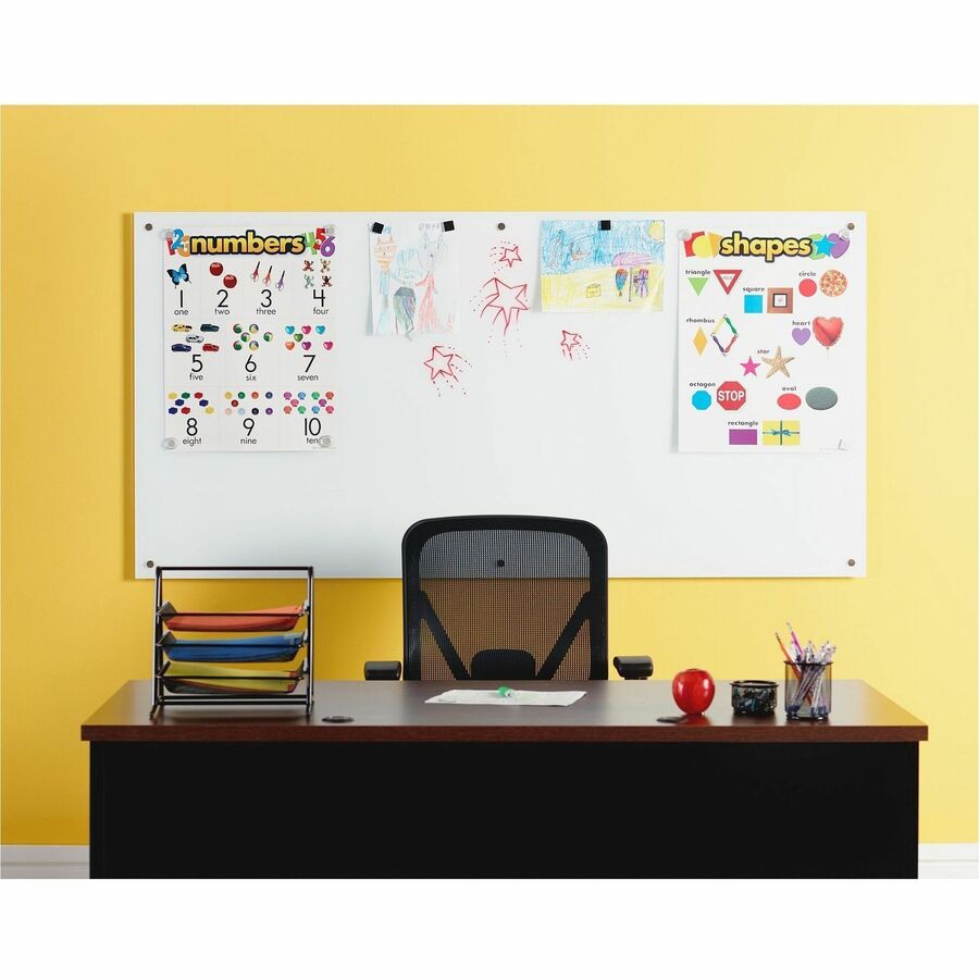 Lorell Dry-Erase Glass Board