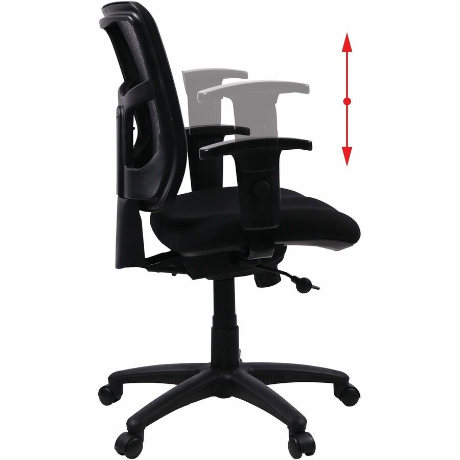 Lorell Ergomesh Managerial Mesh Mid-back Chair