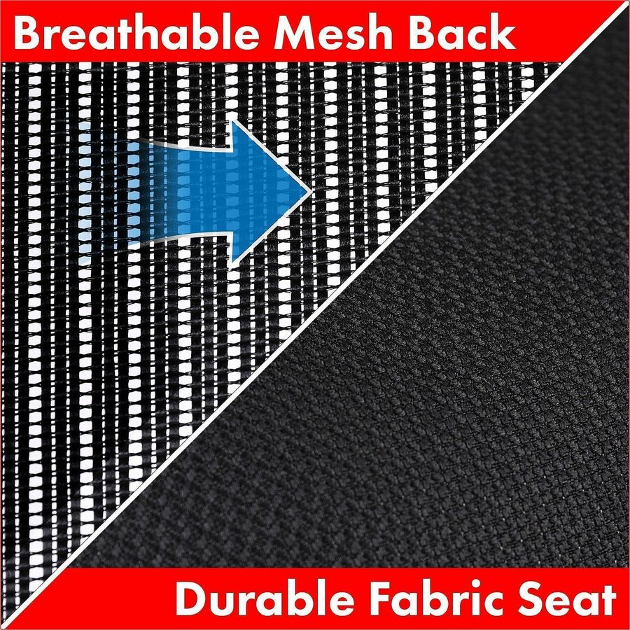 Lorell Ergomesh Managerial Mesh Mid-back Chair