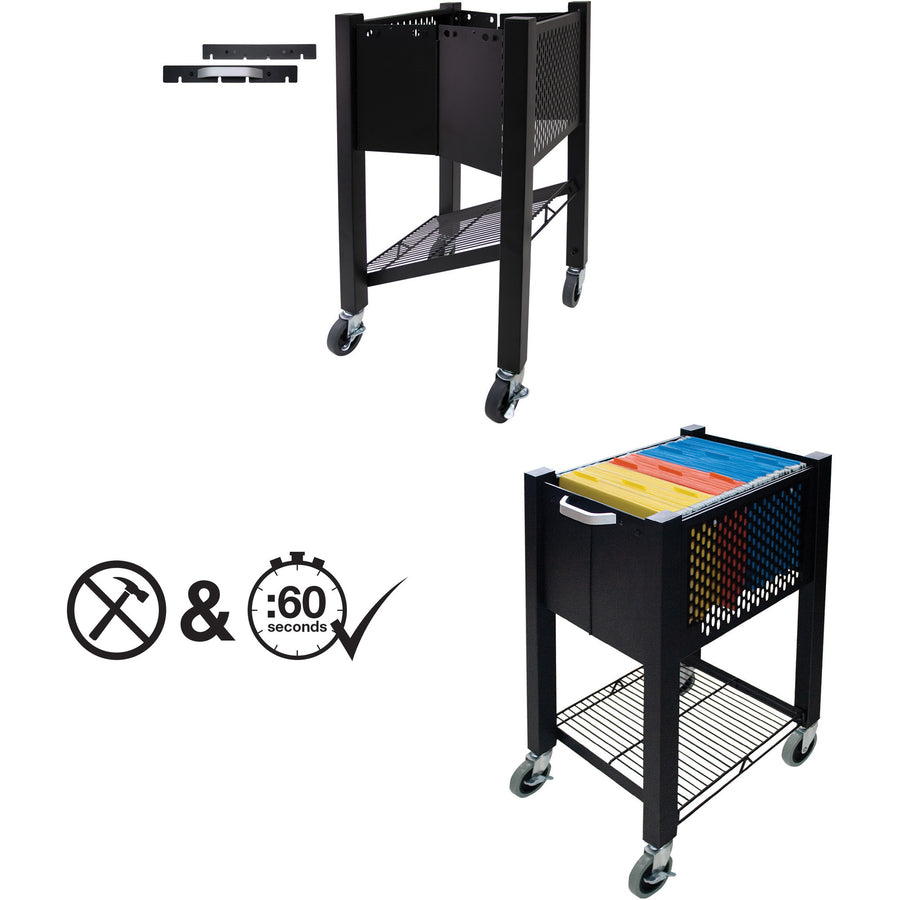 Vertiflex InstaCart Sidekick File Cart