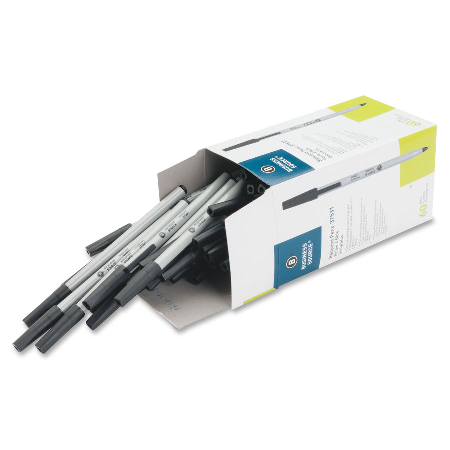 Business Source Bulk Pack Ballpoint Stick Pens
