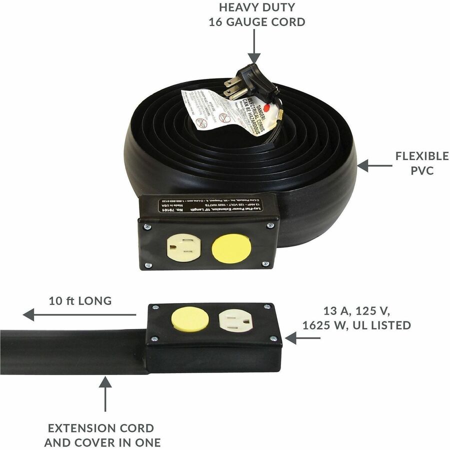 C-Line Lay-Flat Power Extension / Cord Cover