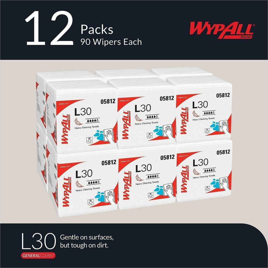 Wypall GeneralClean L30 Heavy Duty Cleaning Towels
