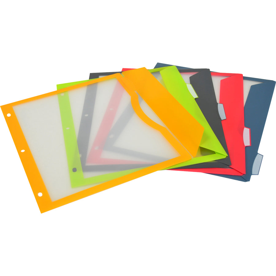 C-Line Write-on Tab Poly Binder Pockets