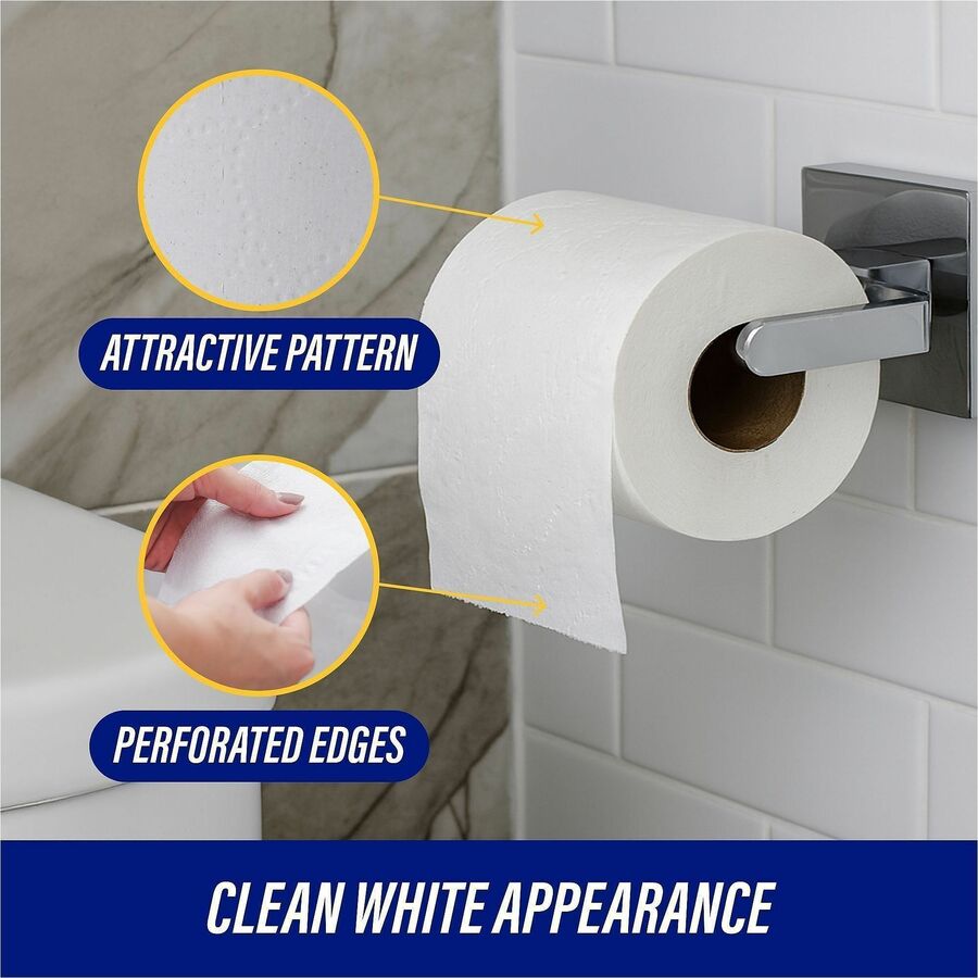 Genuine Joe 2-ply Standard Bath Tissue Rolls