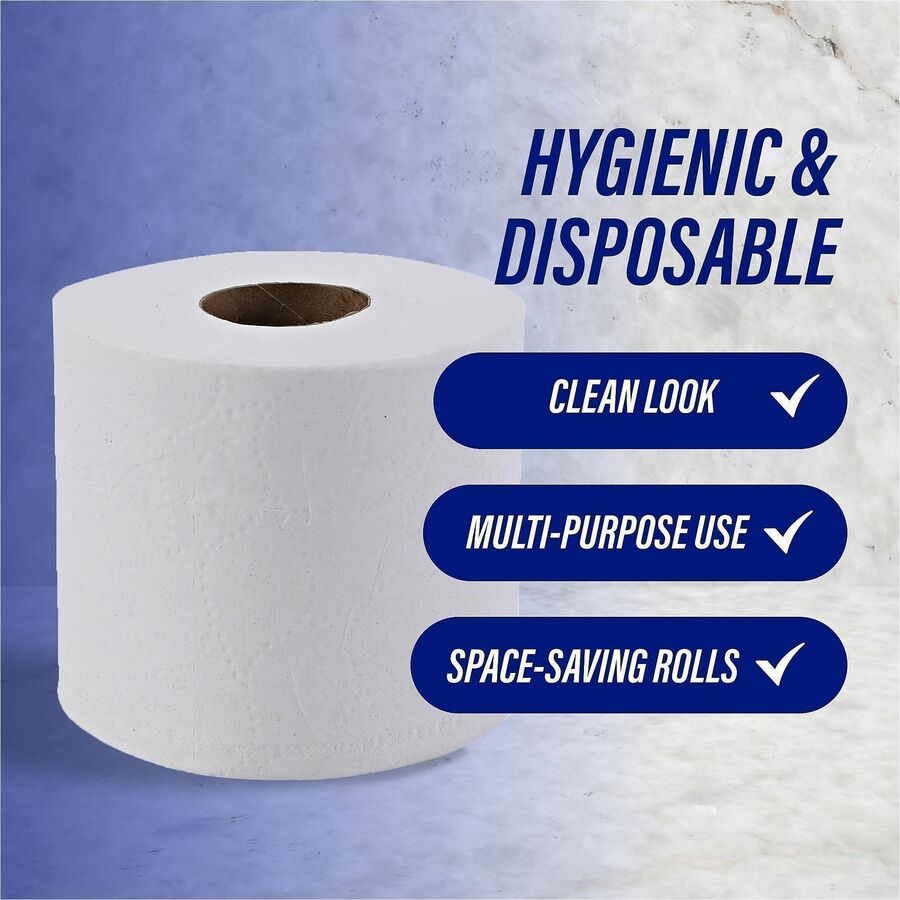 Genuine Joe 2-ply Standard Bath Tissue Rolls