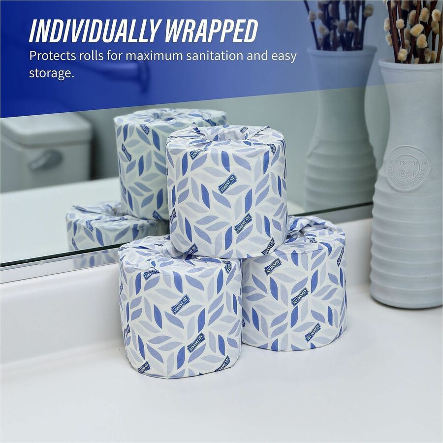 Genuine Joe 2-ply Standard Bath Tissue Rolls