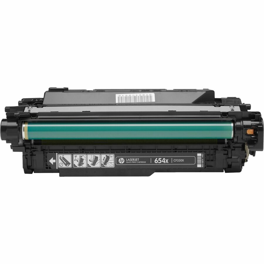 HP 654X Original High Yield Laser Toner Cartridge - Single Pack - Black - 1 Each