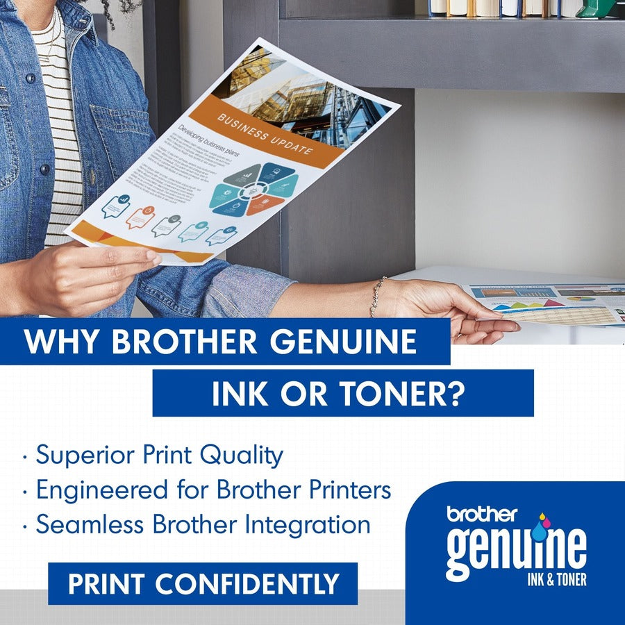 Brother TN331Y Original Laser Toner Cartridge - Yellow - 1 Each
