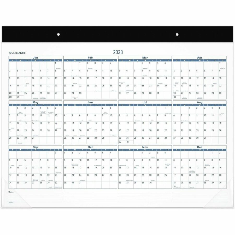 At-A-Glance Easy to Read Desk Pad