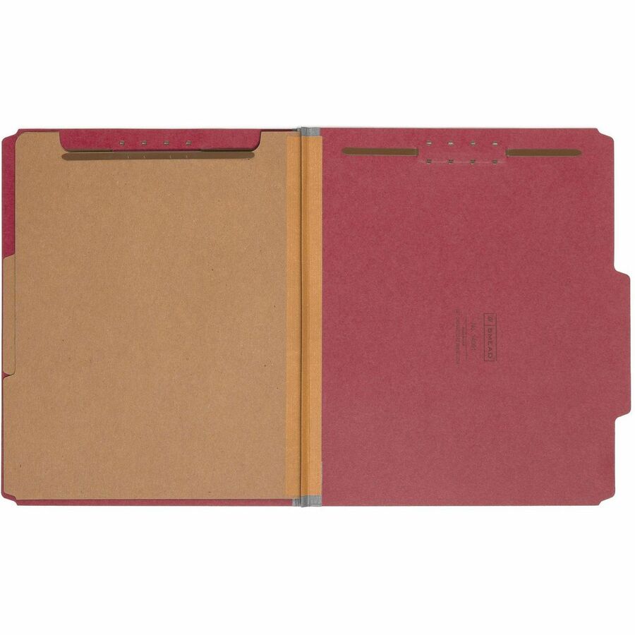 Smead 2/5 Tab Cut Letter Recycled Classification Folder