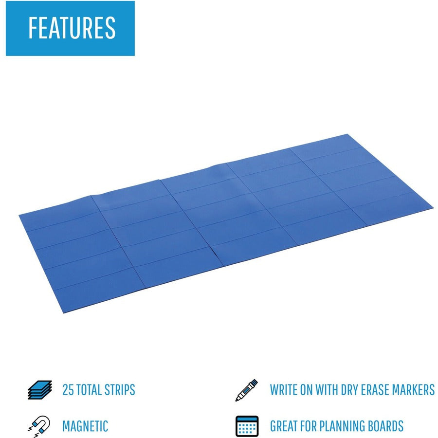 MasterVision 2" Magnetic Dry Erase Strips