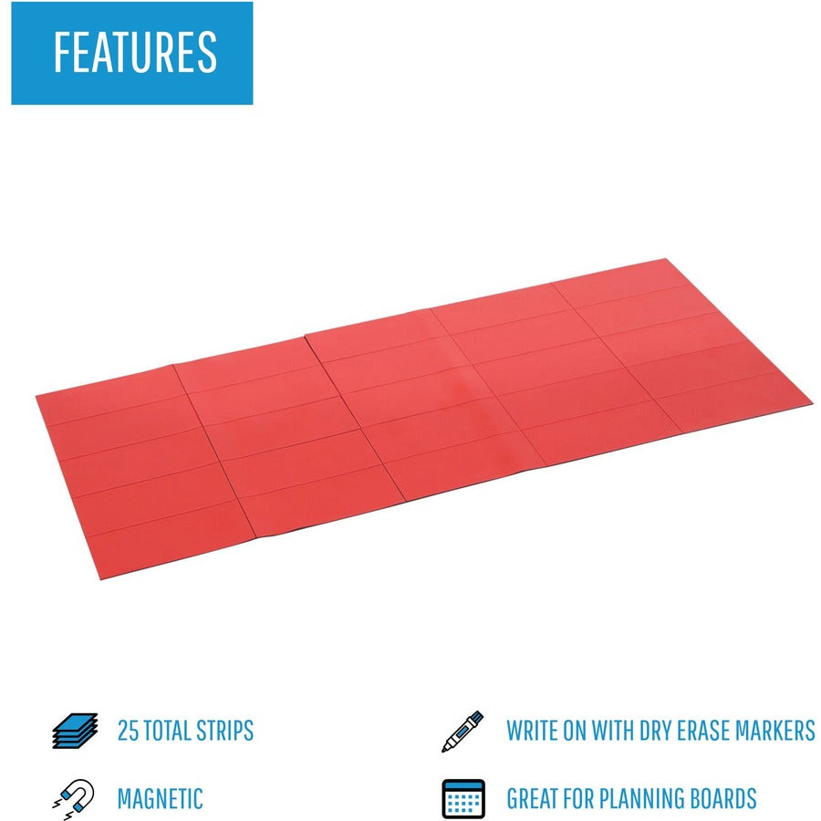 MasterVision 2" Magnetic Dry Erase Strips