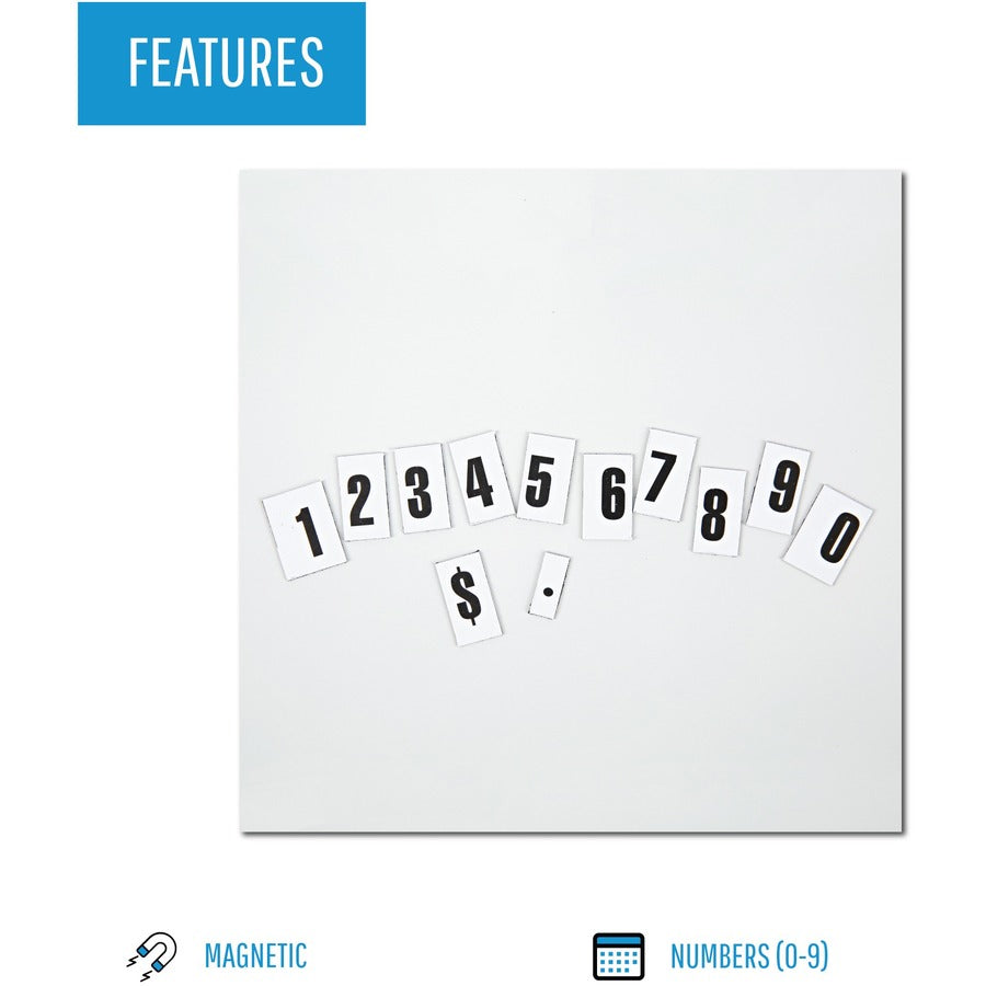 MasterVision Magnetic numbers