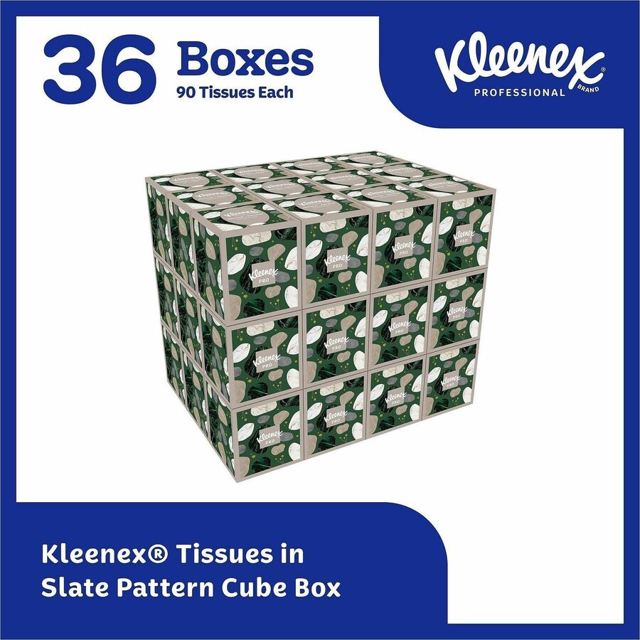 Kleenex Professional Naturals Facial Tissue Cube for Business