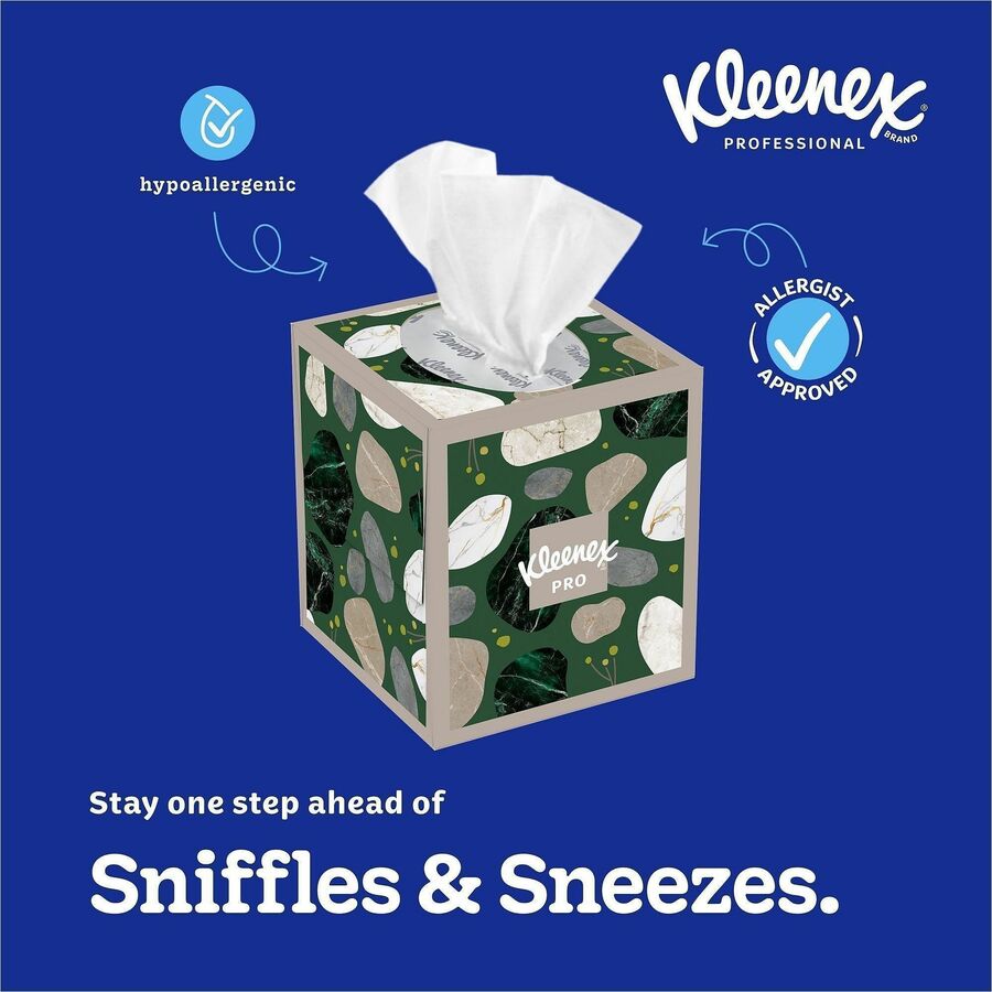 Kleenex Professional Naturals Facial Tissue Cube for Business