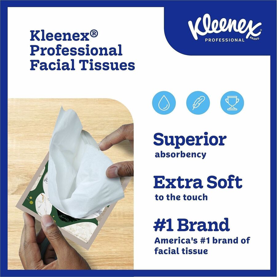 Kleenex Professional Naturals Facial Tissue Cube for Business