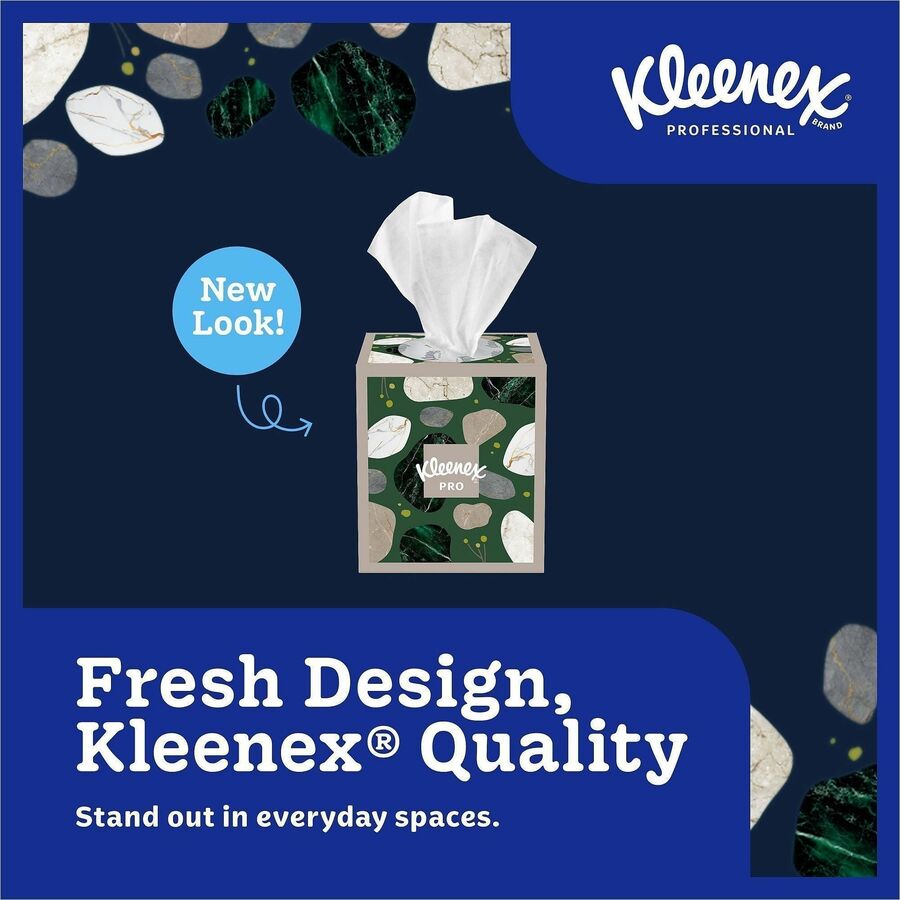 Kleenex Professional Naturals Facial Tissue Cube for Business