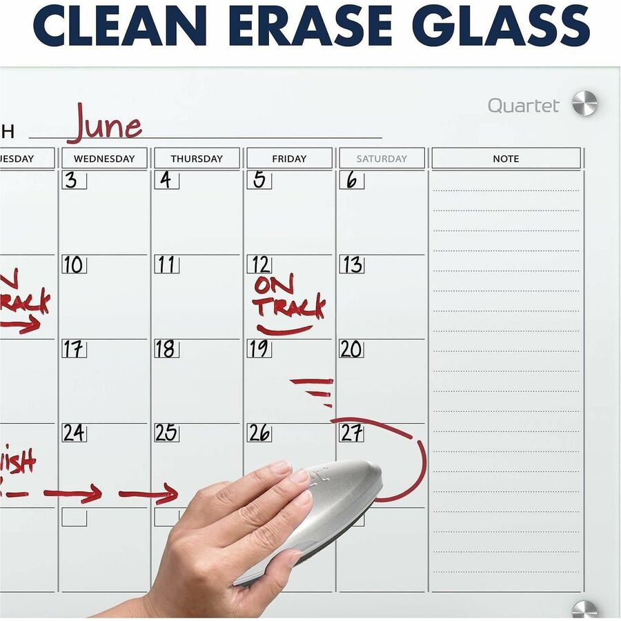 ACCO Glass Magnetic Calendar Board