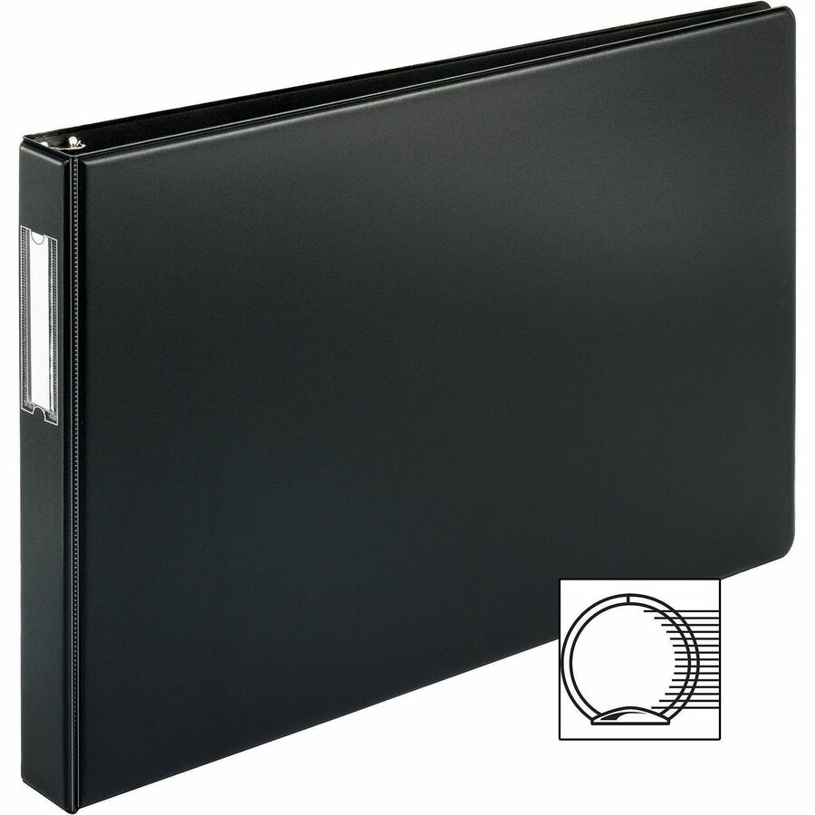 Business Source Tabloid-size Round Ring Reference Binder