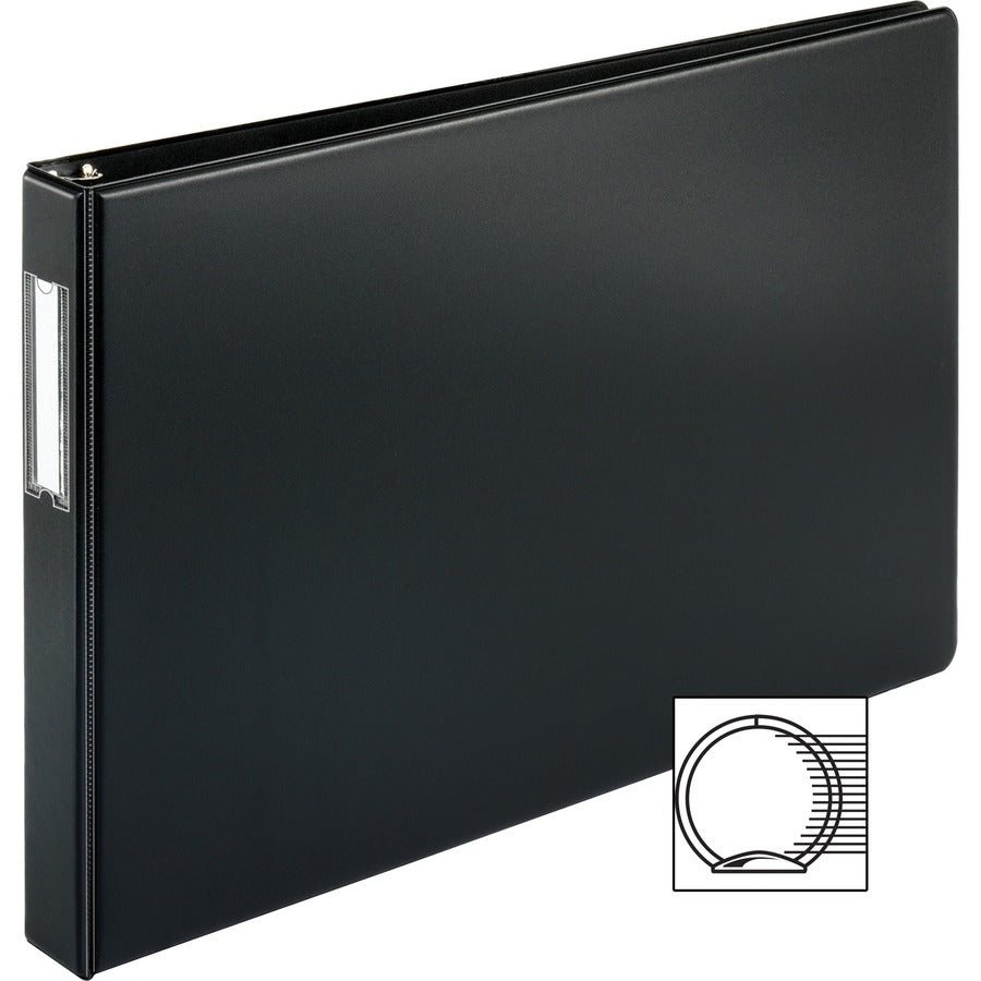 Business Source Tabloid-size Round Ring Reference Binder