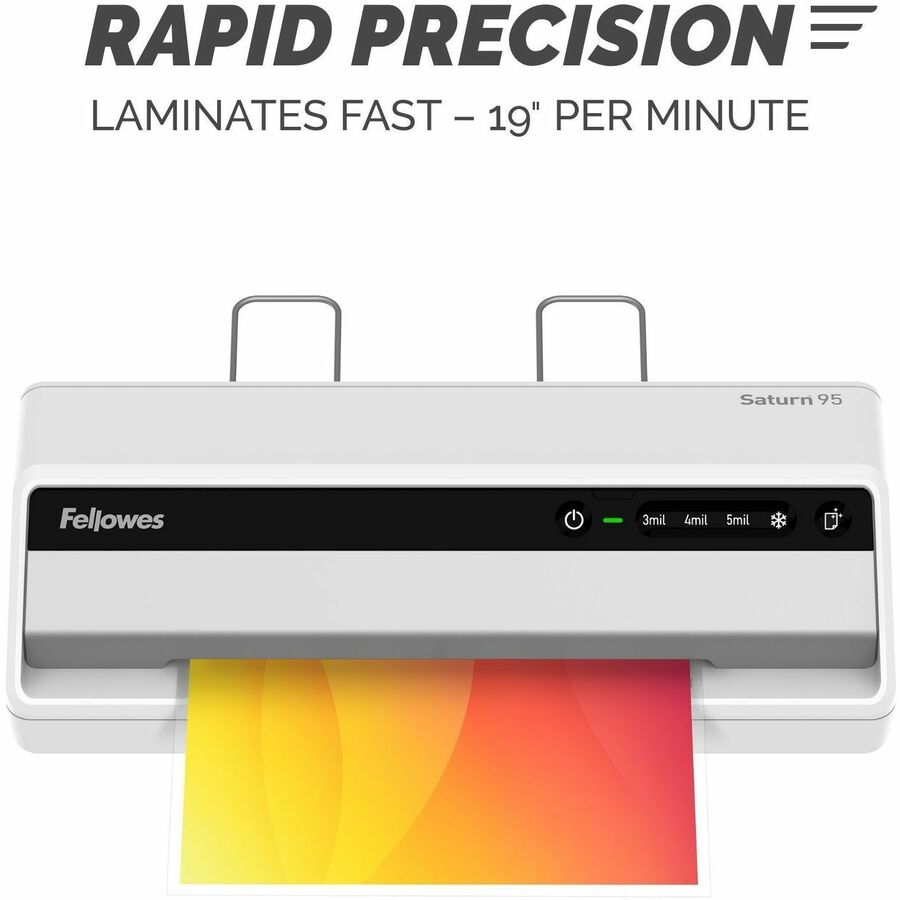 Fellowes Saturn3i 95 Laminator & Pouch Starter Kit