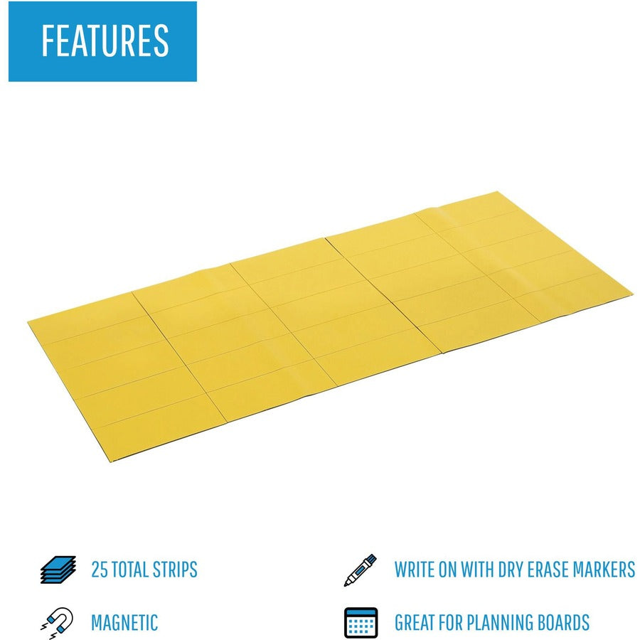 MasterVision 2" Magnetic Dry Erase Strips