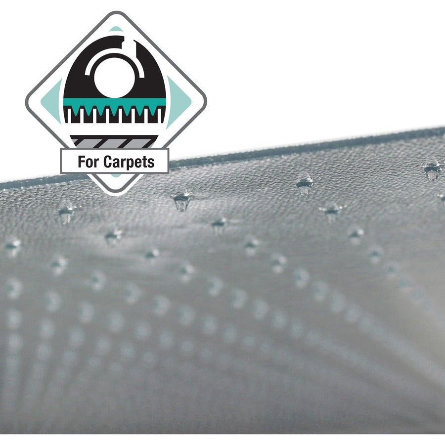 Floortex Cleartex Ultimat® Polycarbonate Rectangular Chair Mat for Carpets - 60" x 118"