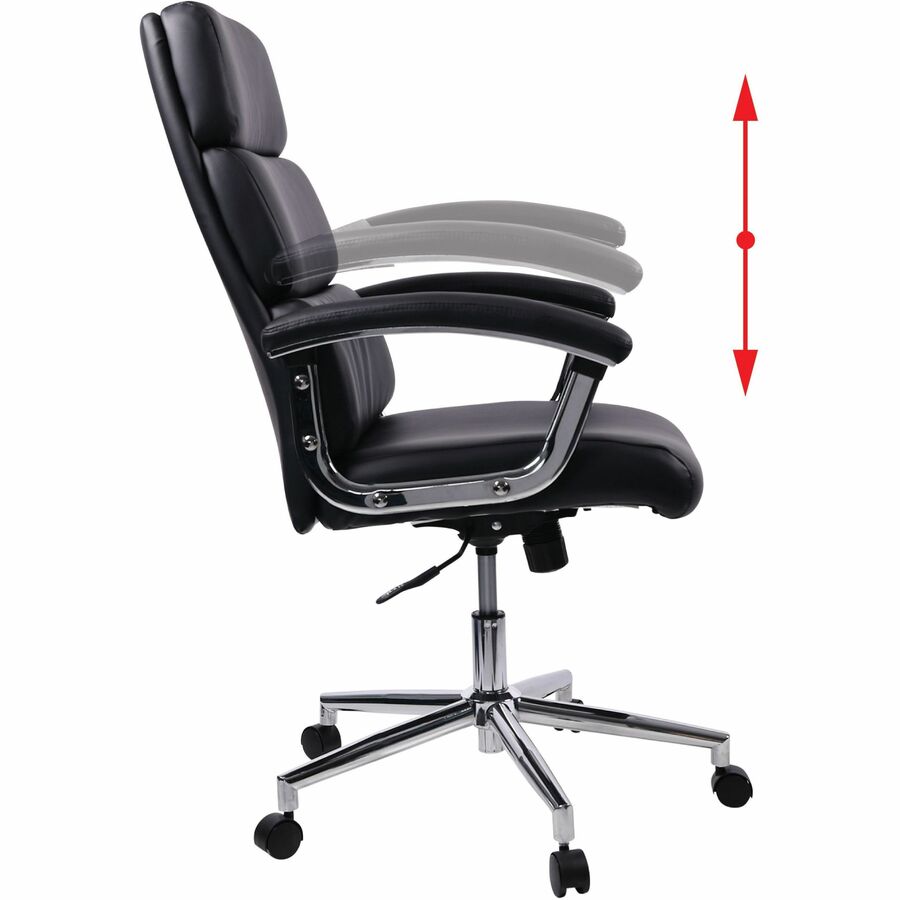 Lorell Vuelo Modern Bonded-Leather Office Chairs
