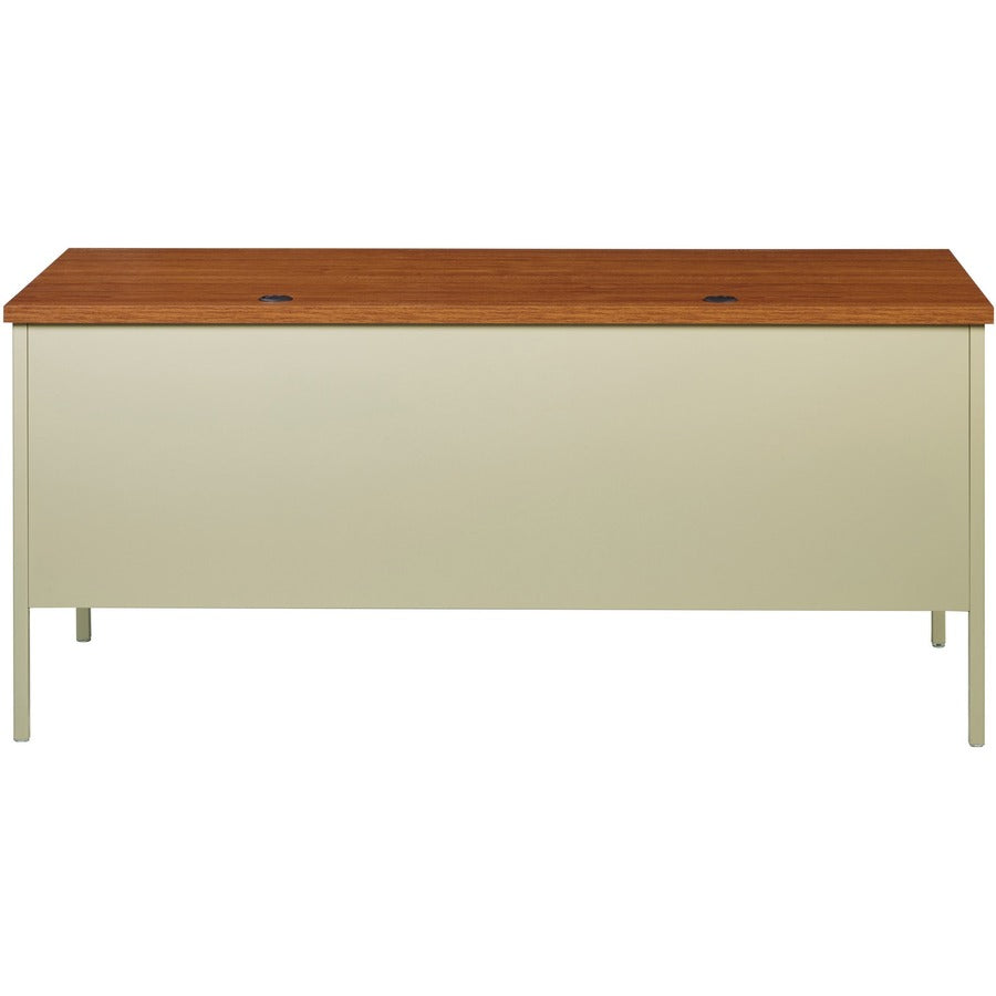 Lorell Fortress Series 66" Right-Pedestal Desk