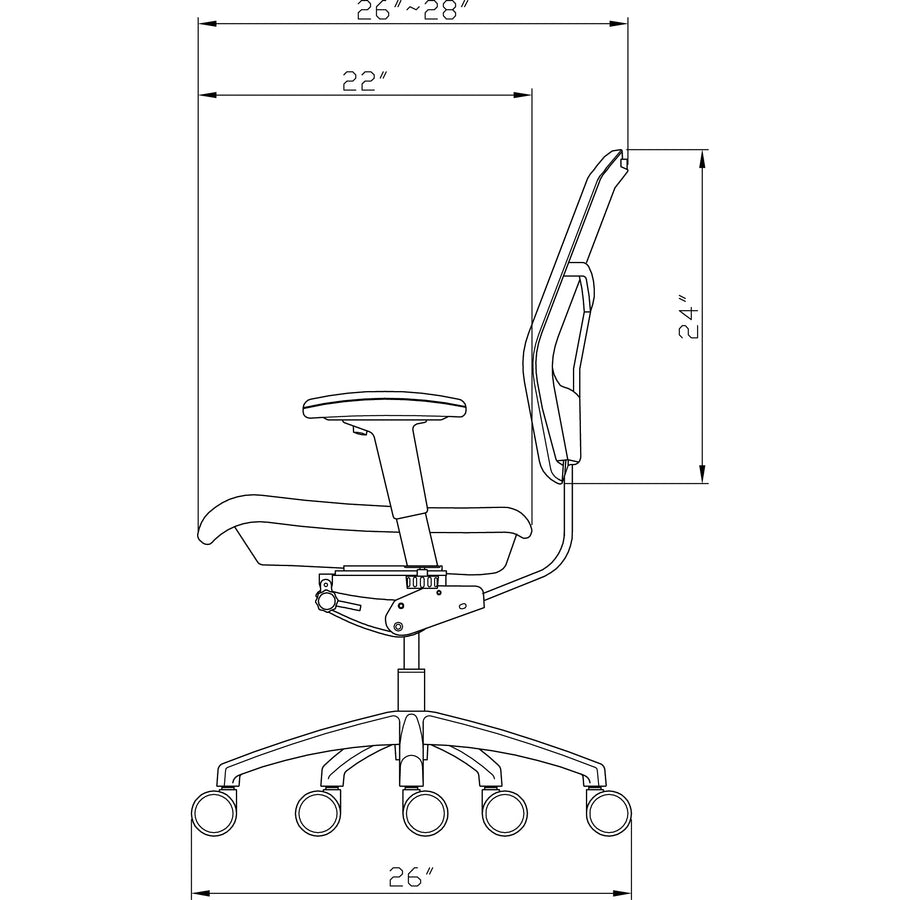 Lorell High-Back Mesh Chair