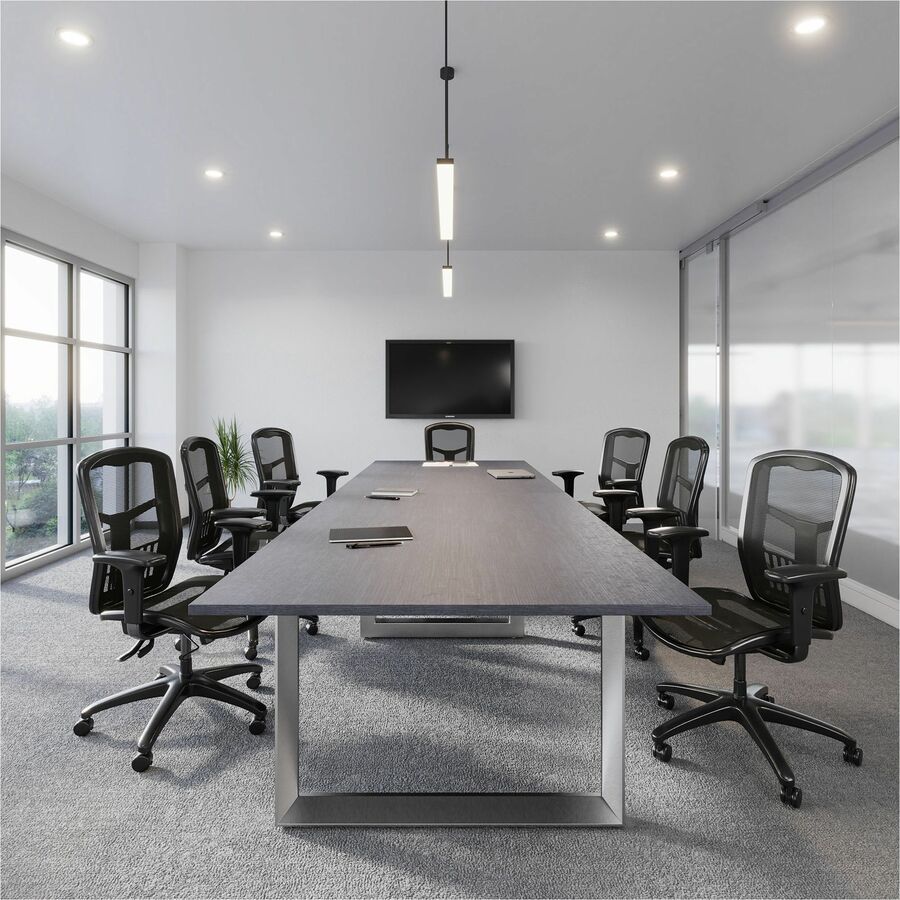 Lorell Executive Mesh High-Back Swivel Office Chair