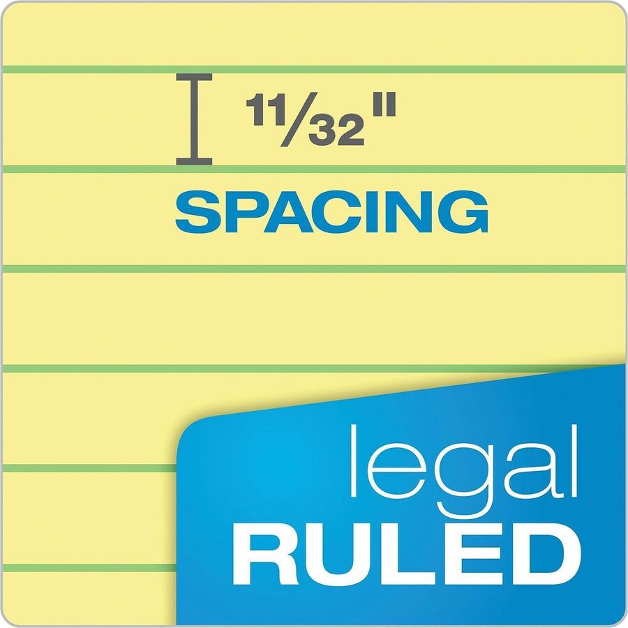 TOPS Gold Fibre Premium Rule Writing Pads - Legal