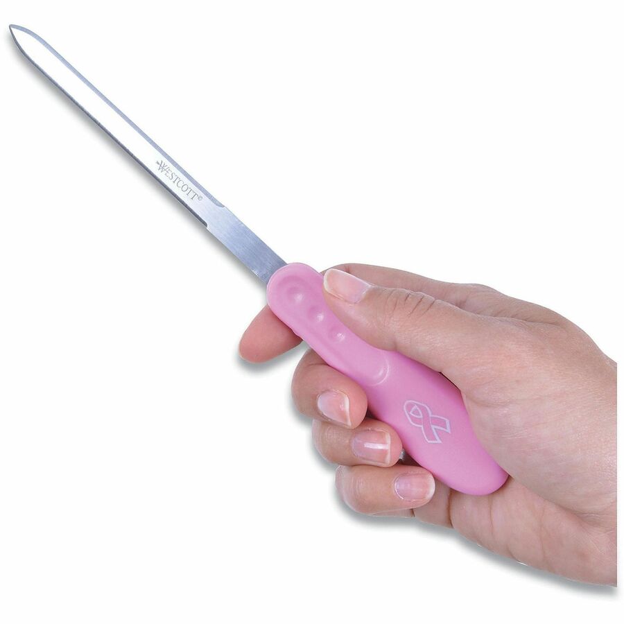 Westcott Pink Ribbon 9" Letter Opener