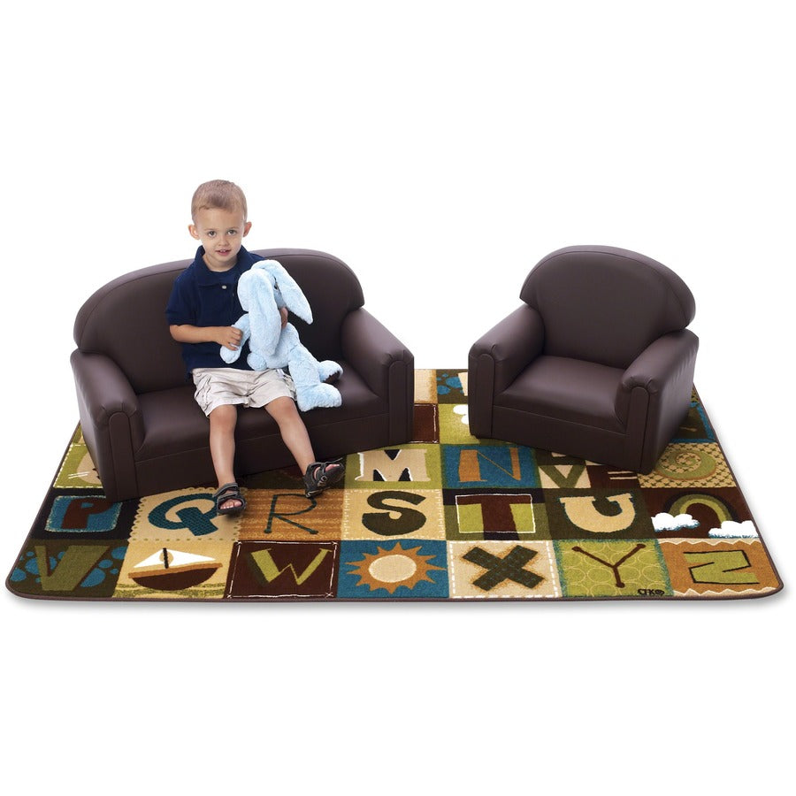 Carpets for Kids® KIDSoft™ Toddler Alpha Blocks Nature Rug