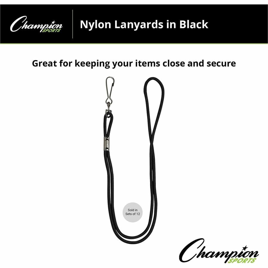 Champion Sports Heavy-duty Nylon Lanyard