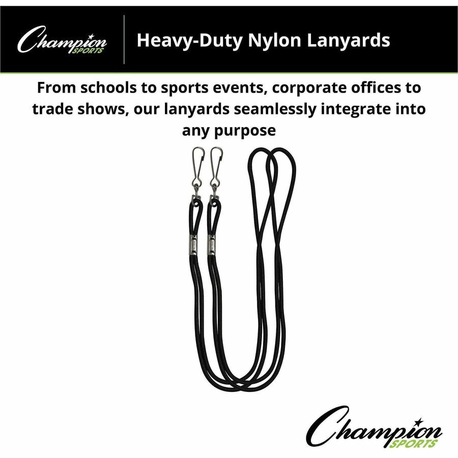 Champion Sports Heavy-duty Nylon Lanyard